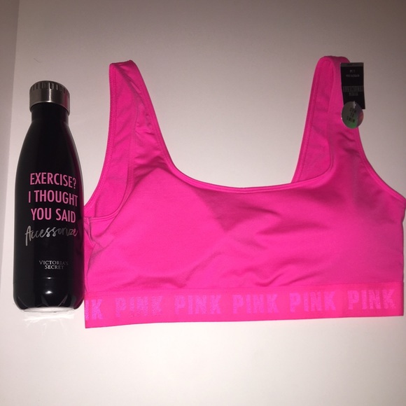 Large pink Victoria’s Secret sports bra/bikini - Picture 1 of 2